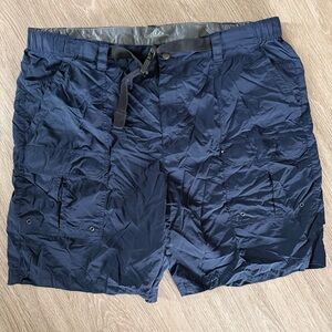 Croft & Barrow cargo blue belted outdoor shorts 42
